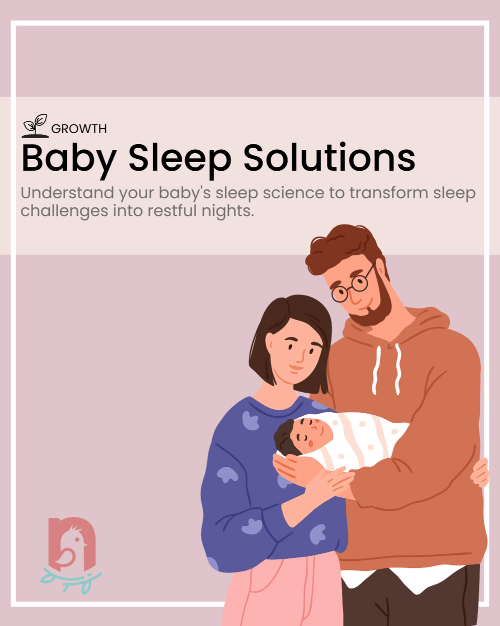 Baby Sleep Class | Image promoting understanding of baby sleep solutions and restful nights for infants.